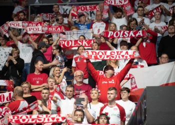 Doping kibiców podczas meczu Polska-Niemcy