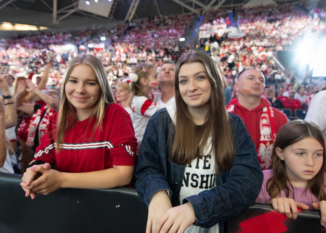 Doping kibiców podczas meczu Polska-Niemcy