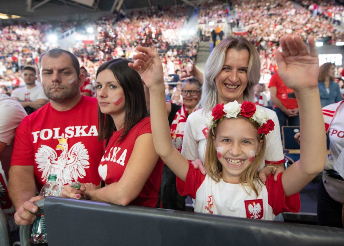 Doping kibiców podczas meczu Polska-Niemcy