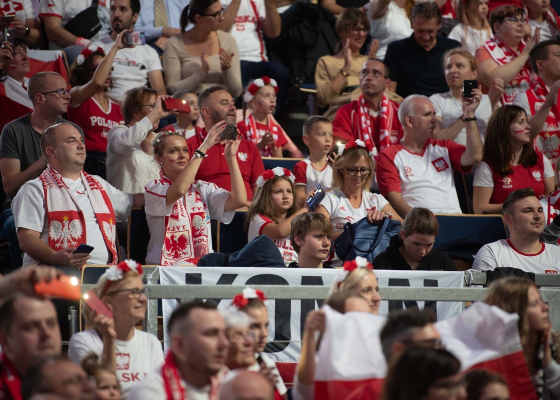 Doping kibiców podczas meczu Polska-Niemcy