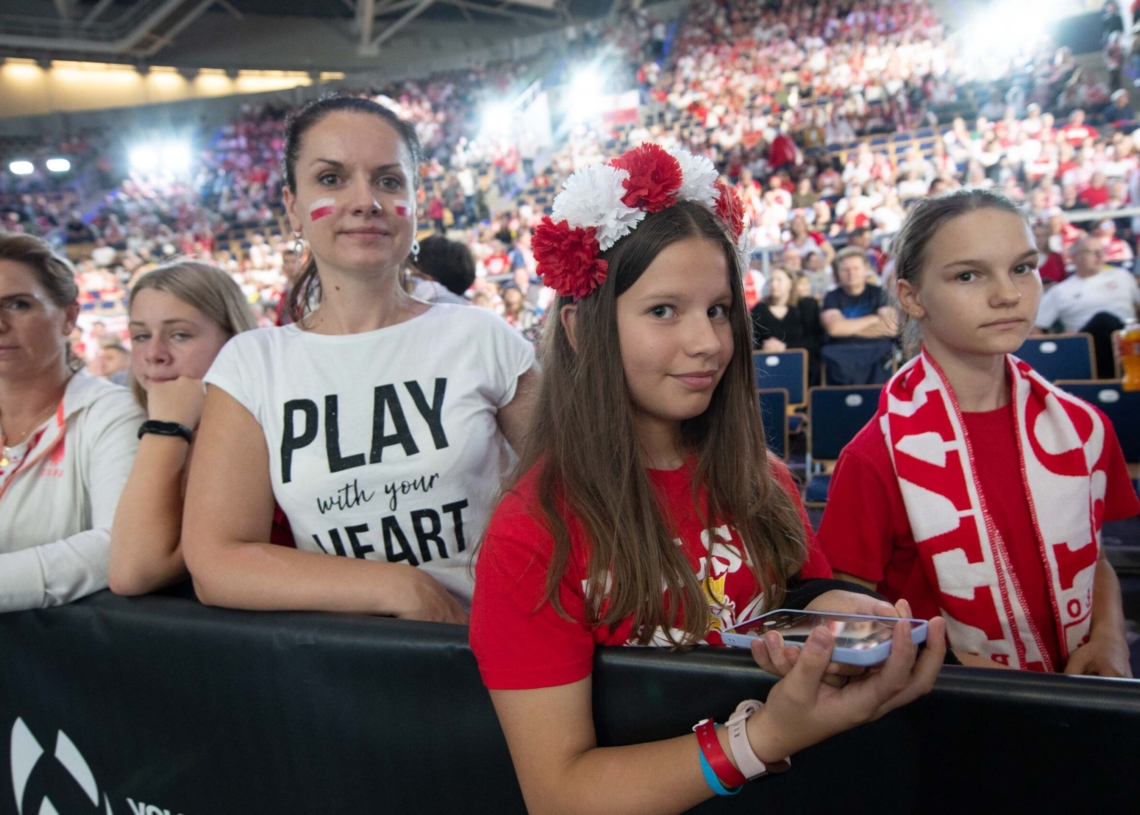 Doping kibiców podczas meczu Polska-Niemcy