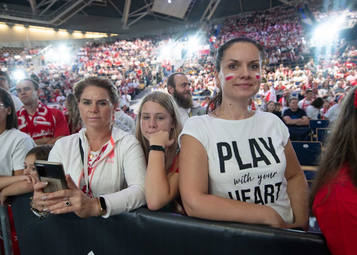 Doping kibiców podczas meczu Polska-Niemcy