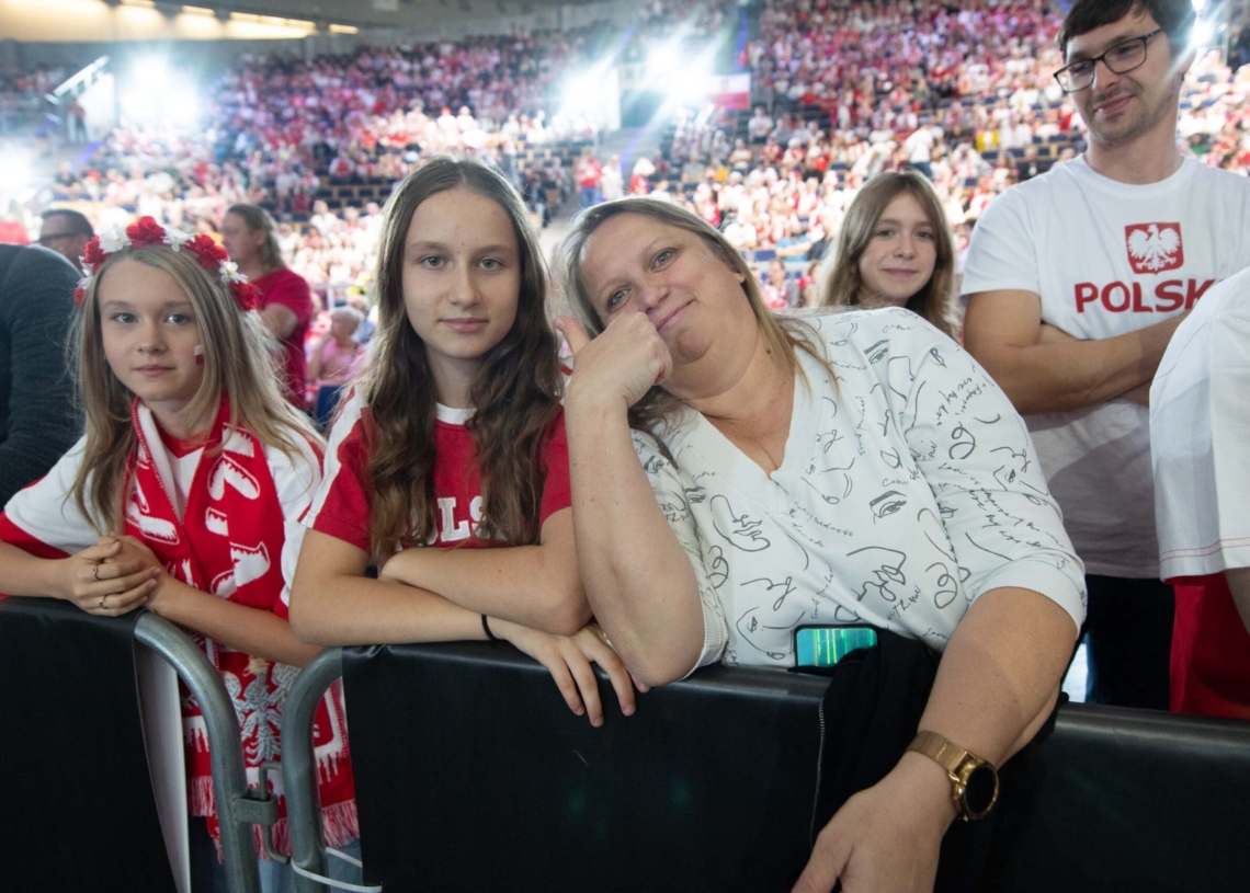 Doping kibiców podczas meczu Polska-Niemcy