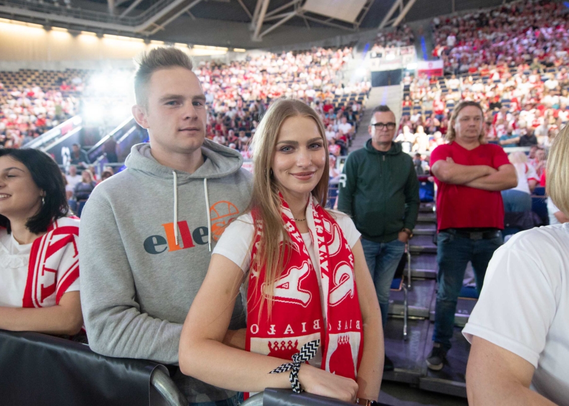 Doping kibiców podczas meczu Polska-Niemcy