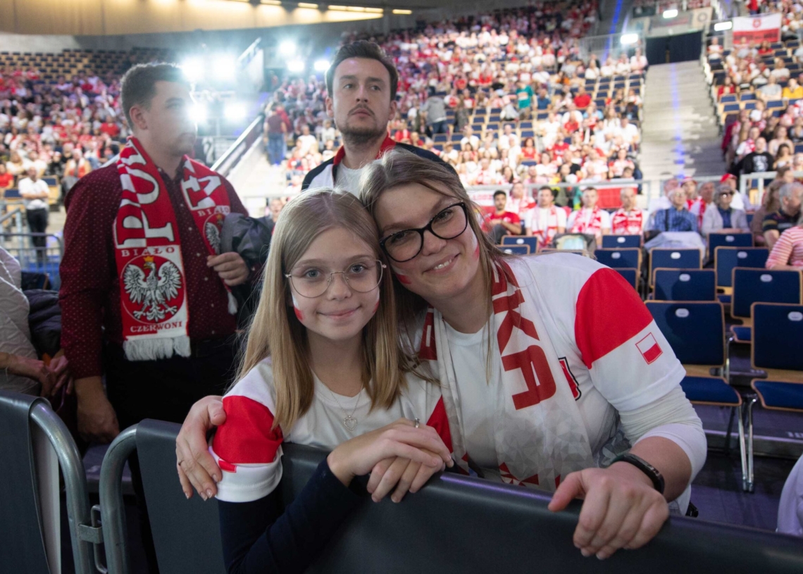 Doping kibiców podczas meczu Polska-Niemcy