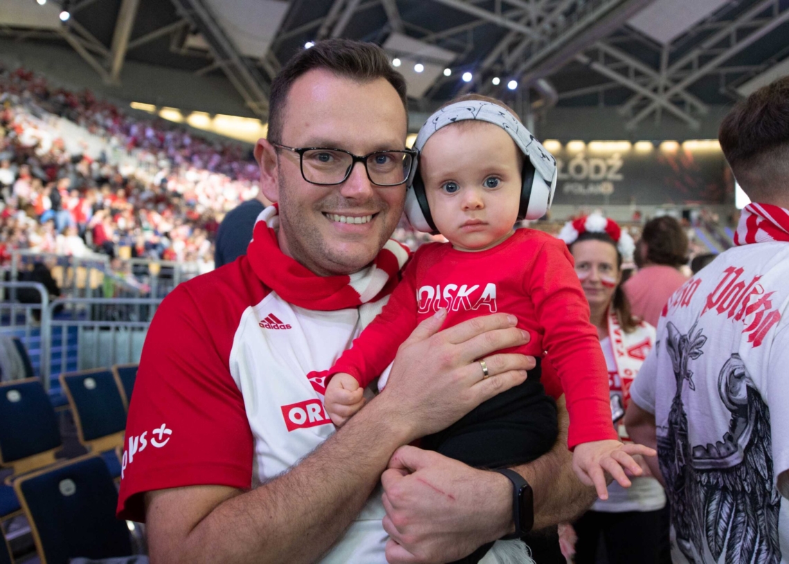 Doping kibiców podczas meczu Polska-Niemcy