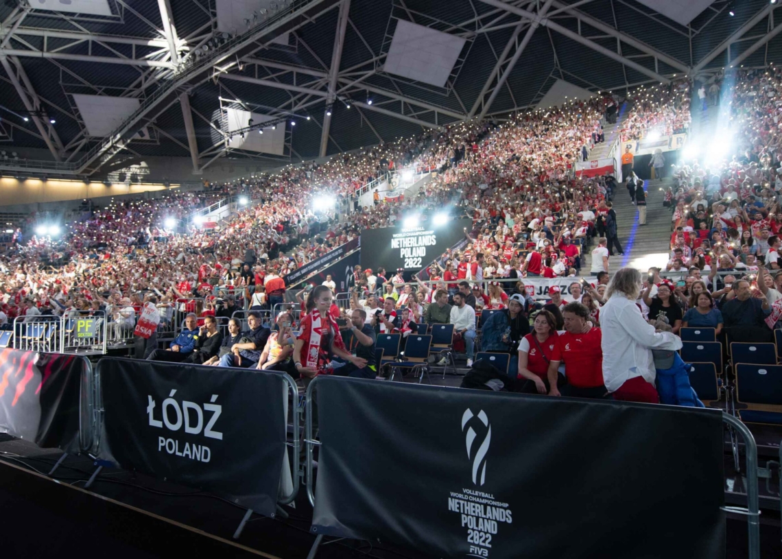 Doping kibiców podczas meczu Polska-Niemcy