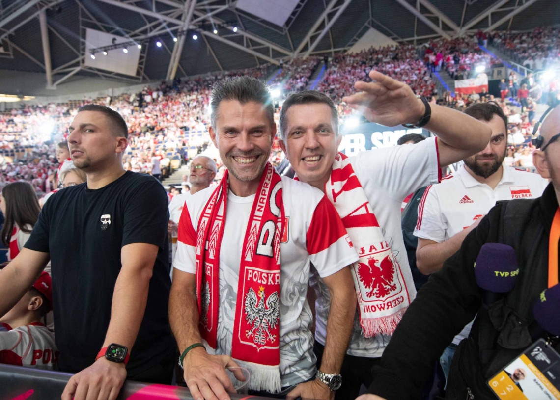 Doping kibiców podczas meczu Polska-Niemcy