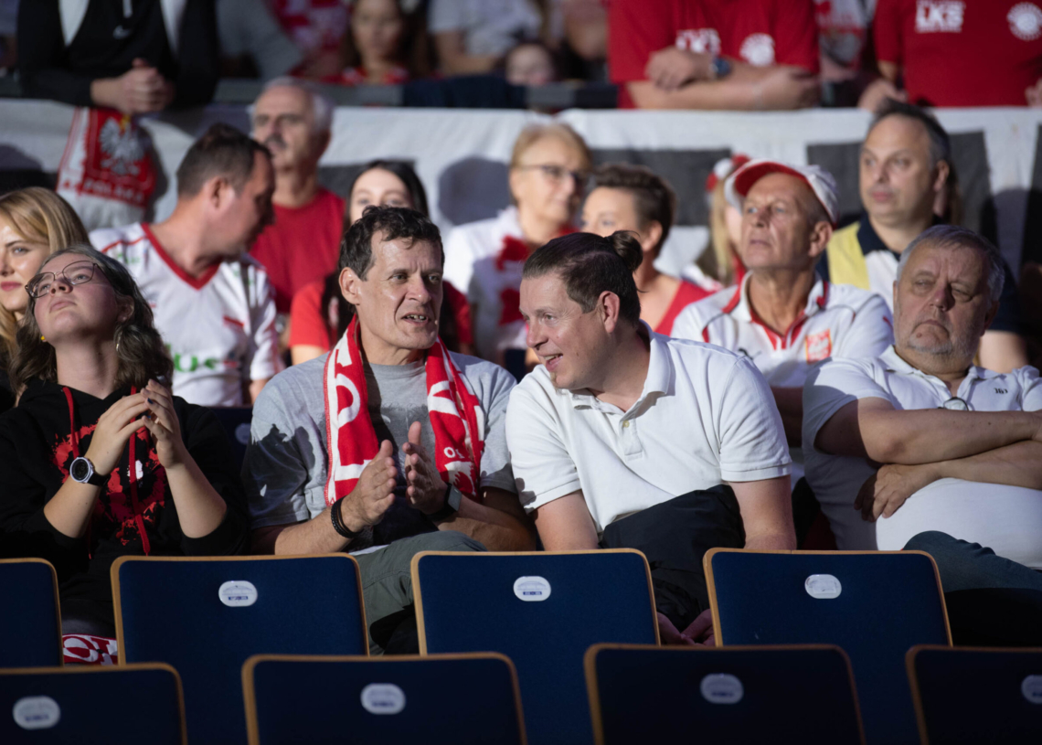 Doping kibiców podczas meczu Polska-Niemcy