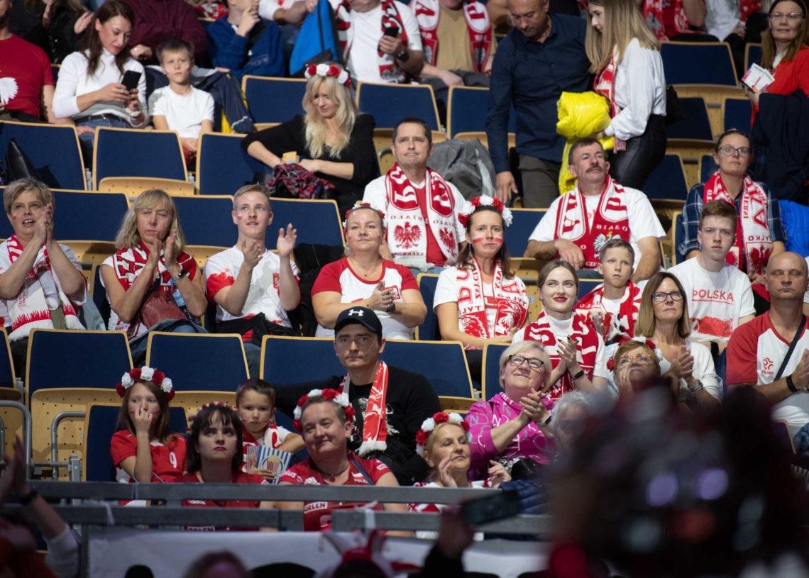 Doping kibiców podczas meczu Polska-Niemcy