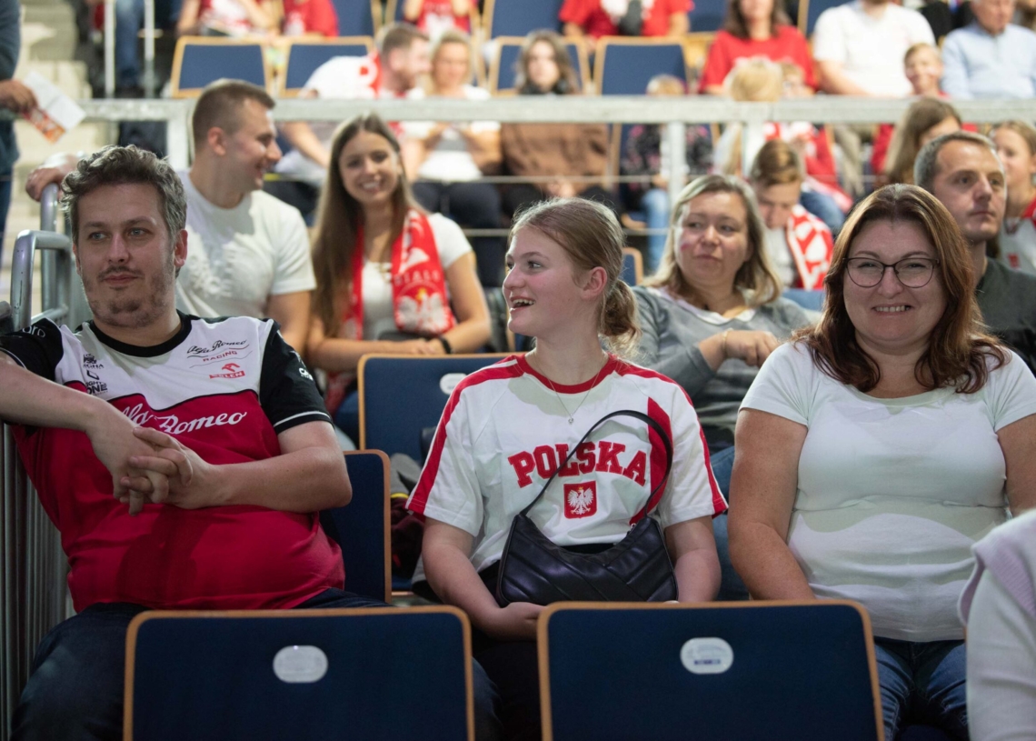 Doping kibiców podczas meczu Polska-Niemcy