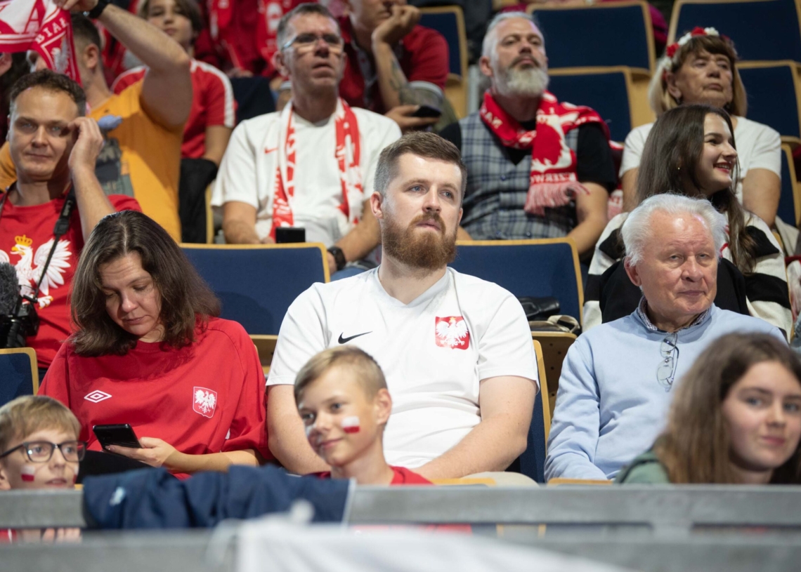Doping kibiców podczas meczu Polska-Niemcy