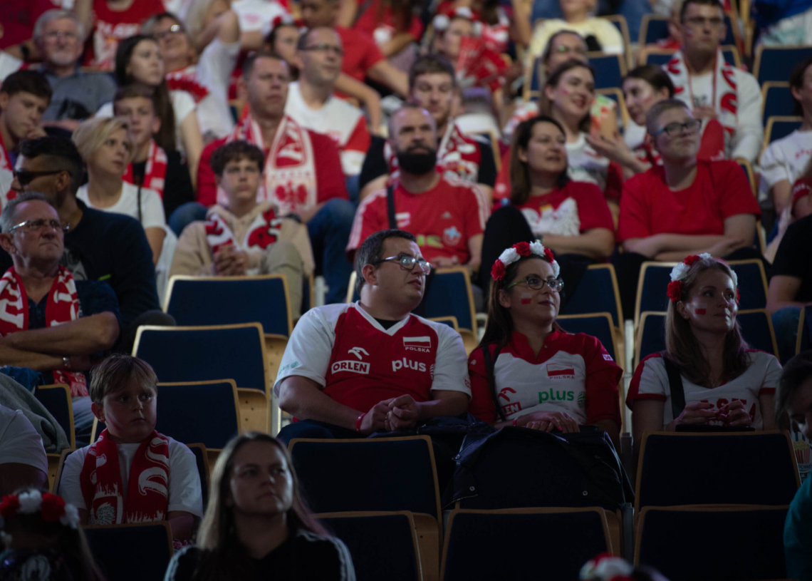 Doping kibiców podczas meczu Polska-Niemcy