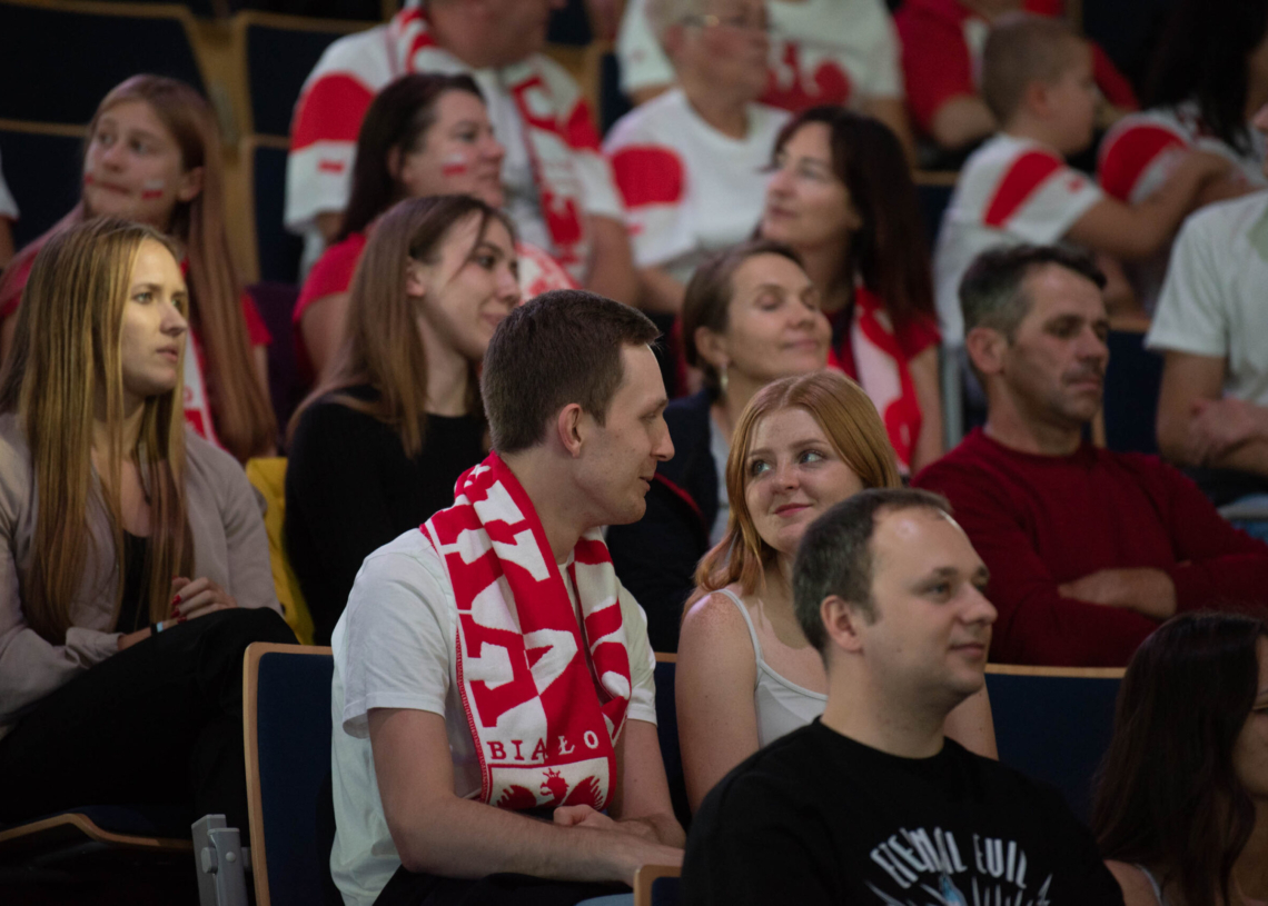 Doping kibiców podczas meczu Polska-Niemcy