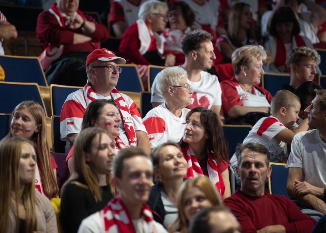 Doping kibiców podczas meczu Polska-Niemcy