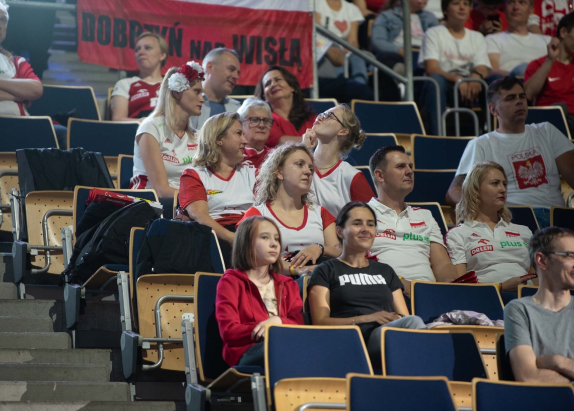 Doping kibiców podczas meczu Polska-Niemcy