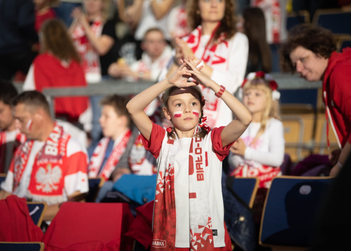 Doping kibiców podczas meczu Polska-Niemcy