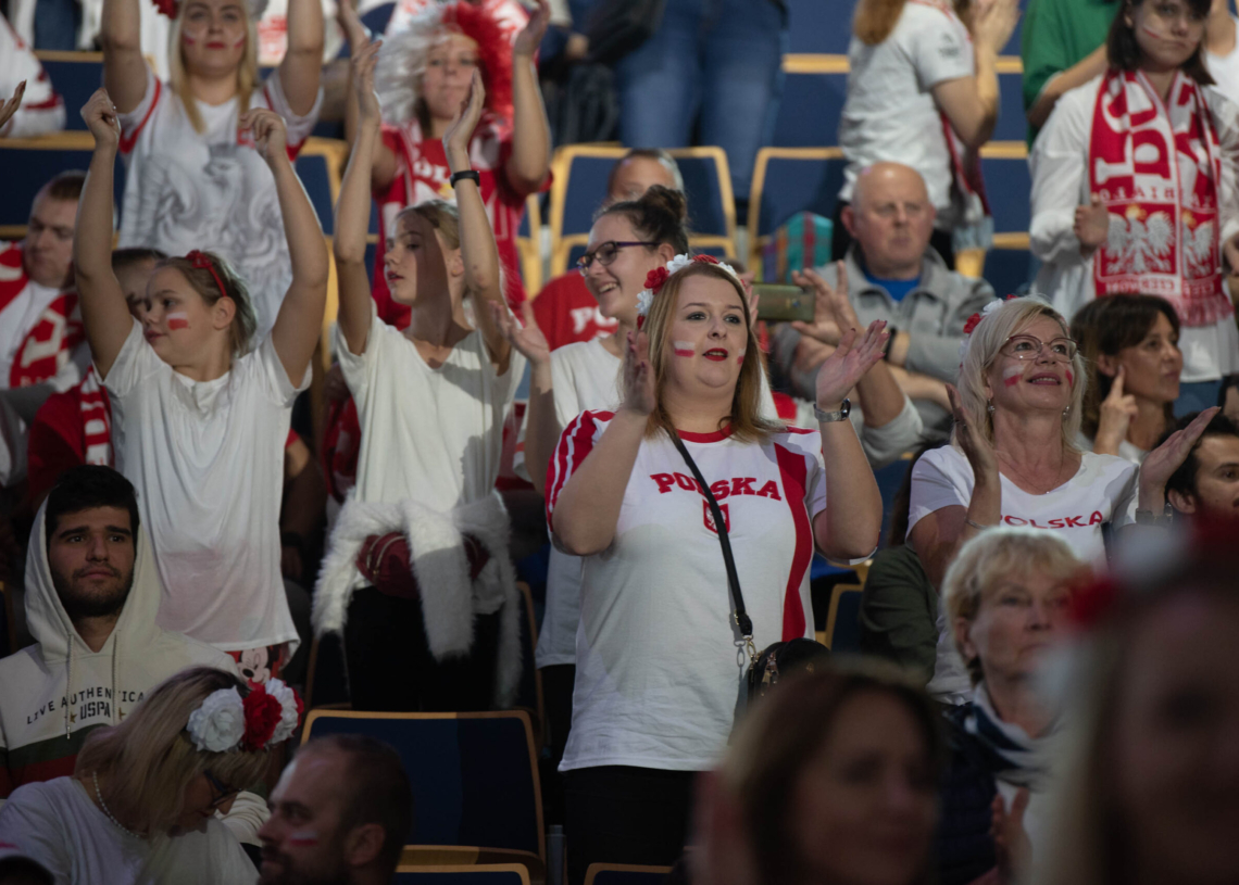 Doping kibiców podczas meczu Polska-Niemcy