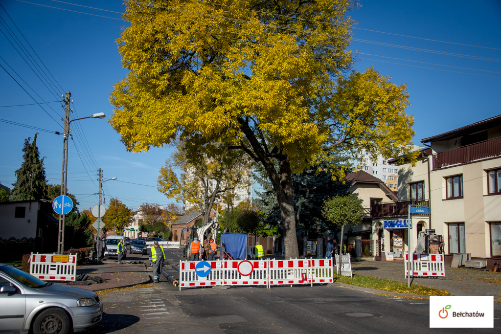 Awaria ciepłociągu w Bełchatowie