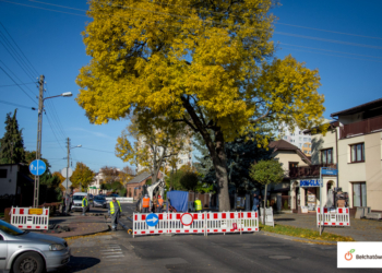 Awaria ciepłociągu w Bełchatowie