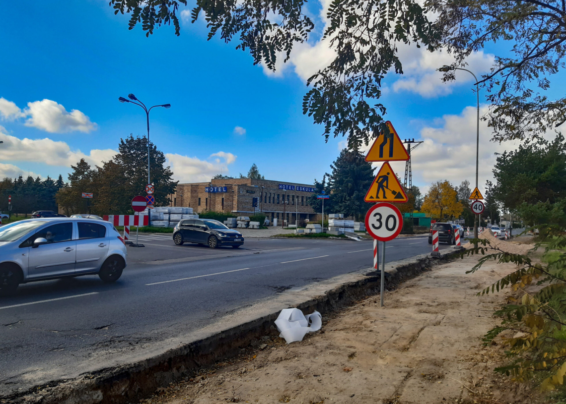 Remonty dróg na Chojnach