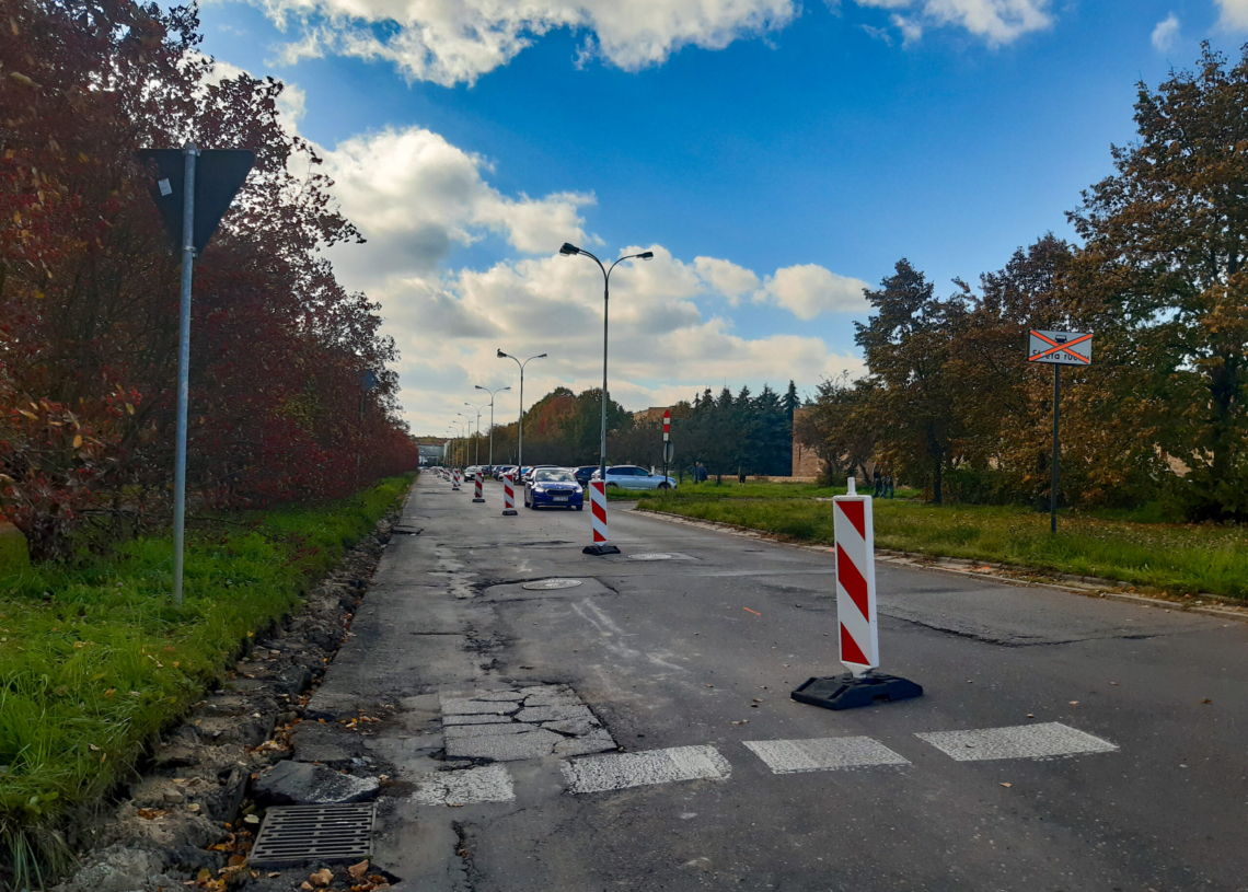 Remonty dróg na Chojnach