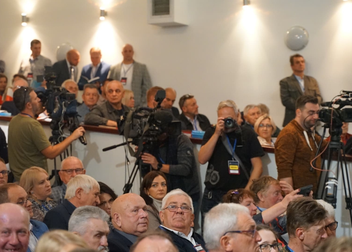 Prezes PIS Jarosław Kaczyński w Sieradzu