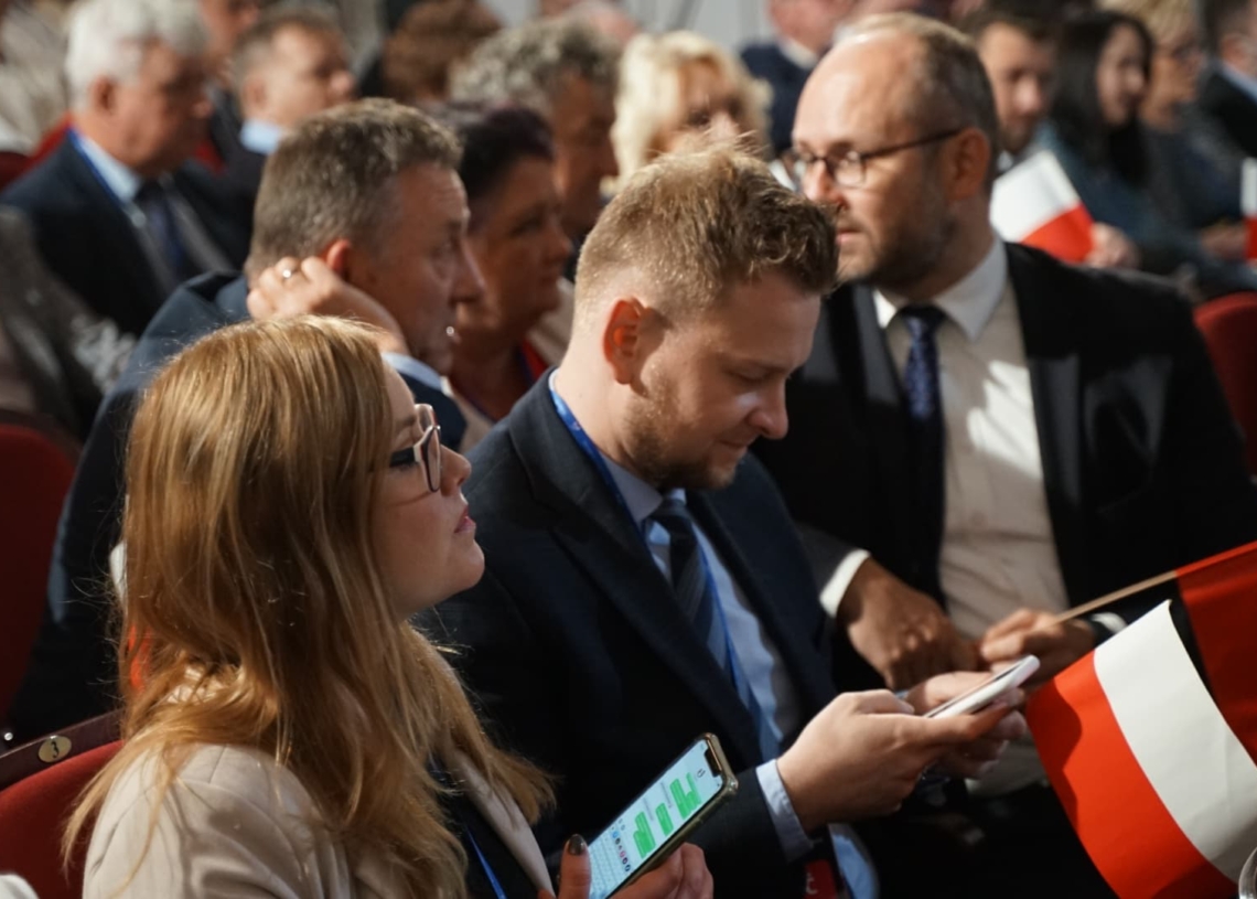 Prezes PIS Jarosław Kaczyński w Sieradzu