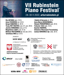 Rubinstein Piano Festiwal 2022