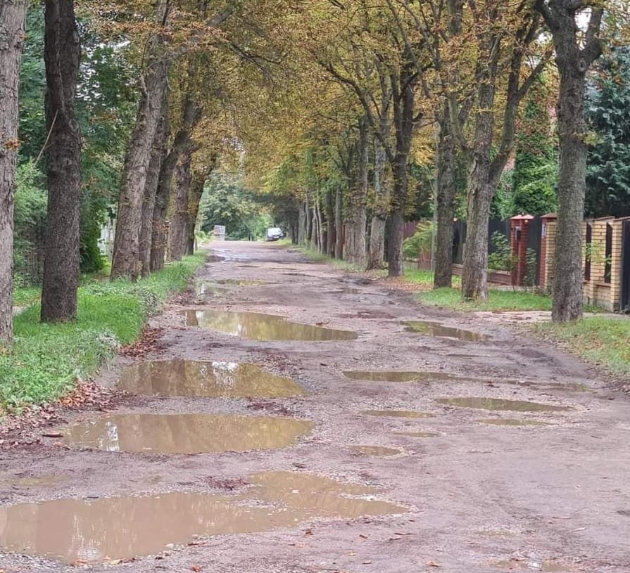 Stan ulic na łódzkiej Sikawie