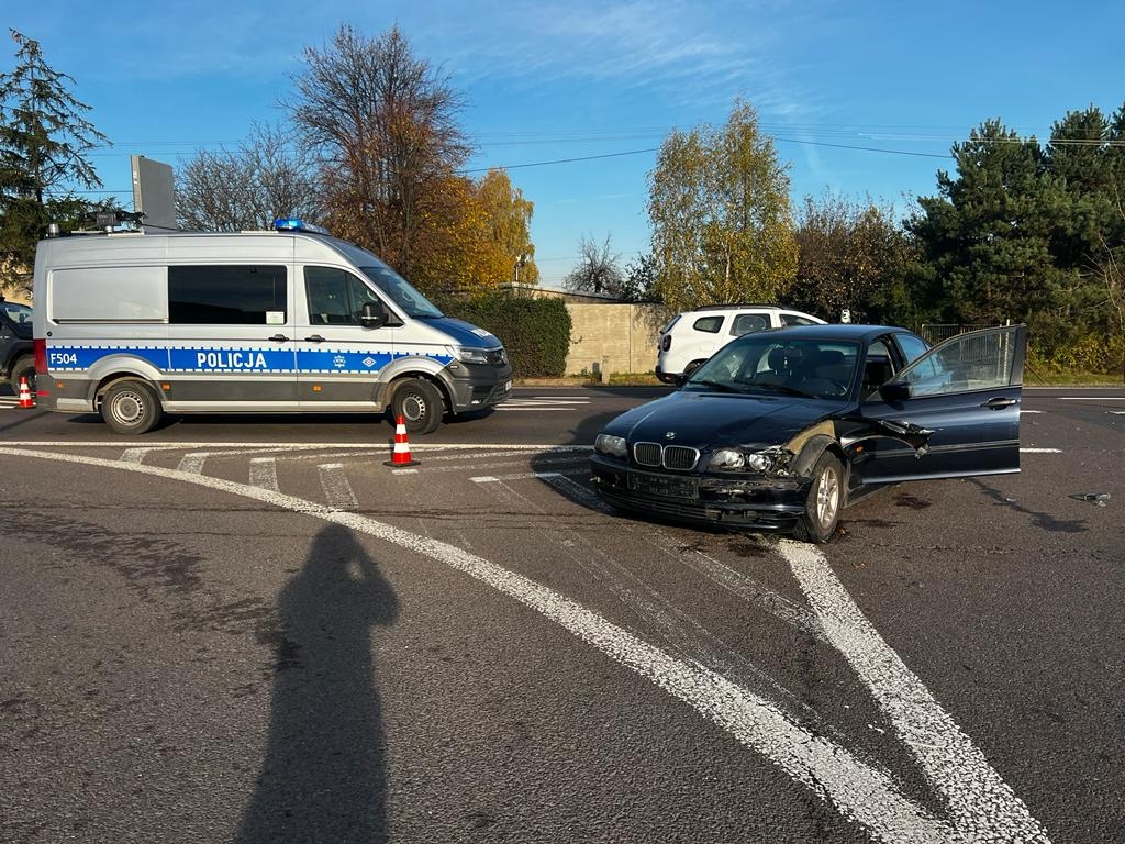 Wypadek motocyklisty w Sosnowcu