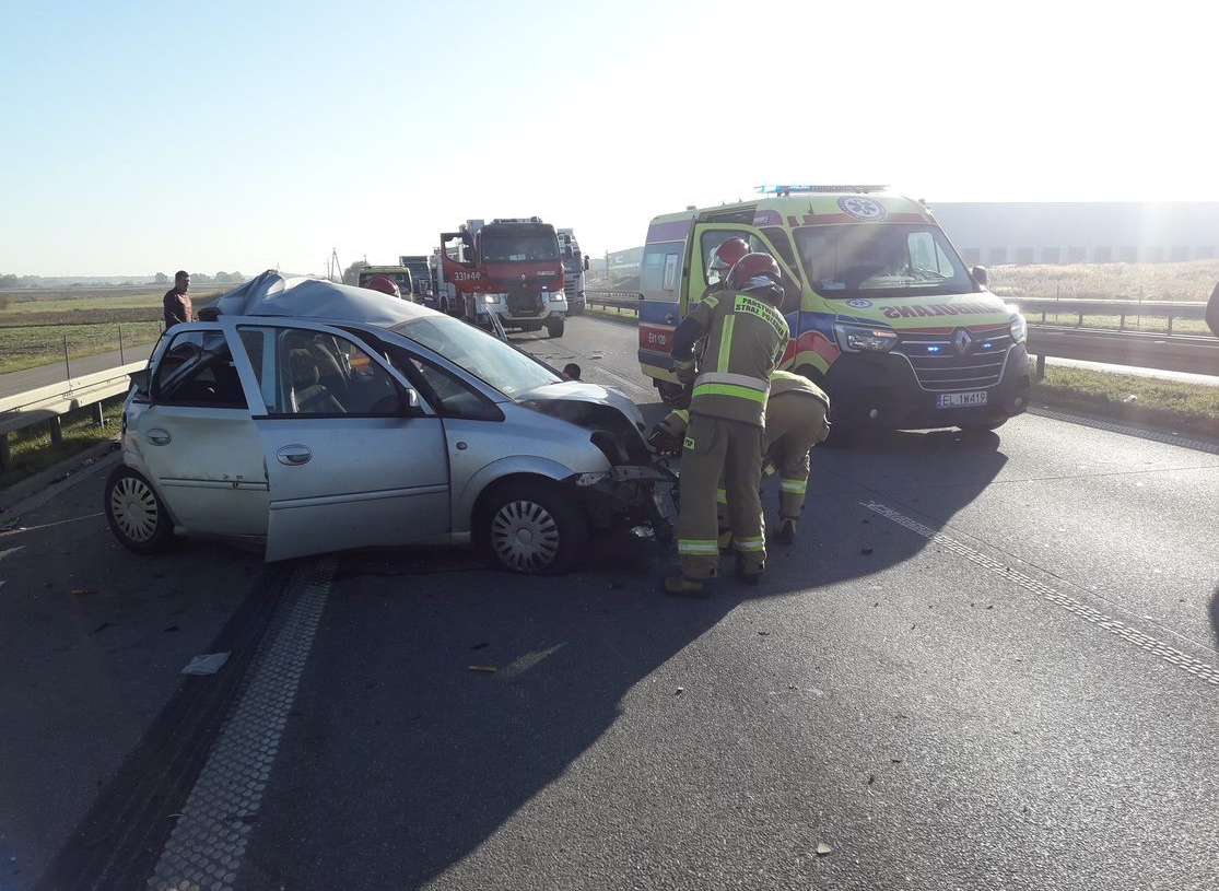 Wypadek na S8
