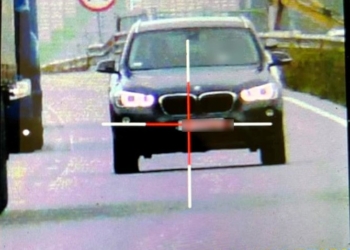 Przekroczył prędkość na remontowanym odcinku A1 pod Piotrkowem. Dostał 5 tys. zł mandatu