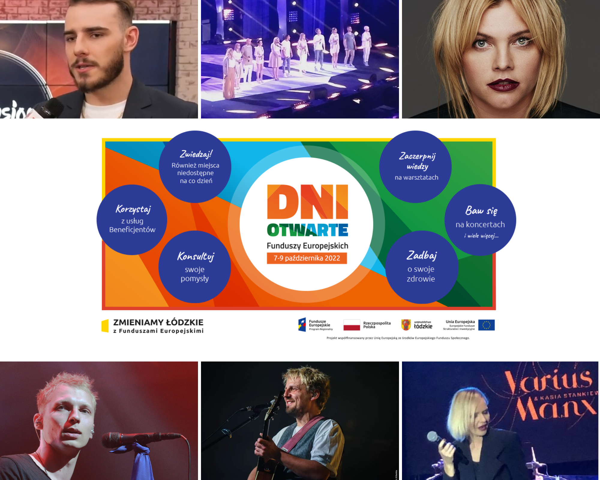 Dni Otwarte Funduszy Europejskich - 6 koncertów w Łódzkiem