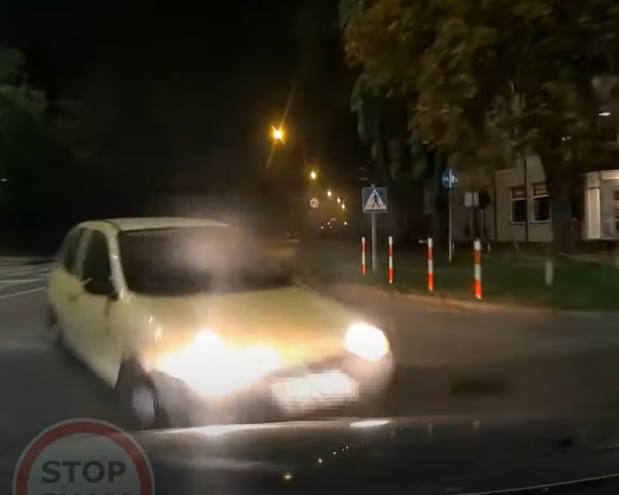Wypadek w Kutnie. Wymuszenie i czołówka