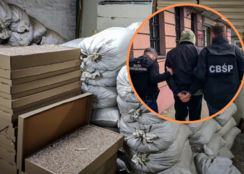 Zlikwidowano fabrykę nielegalnych papierosów. Zatrzymano 11 osób