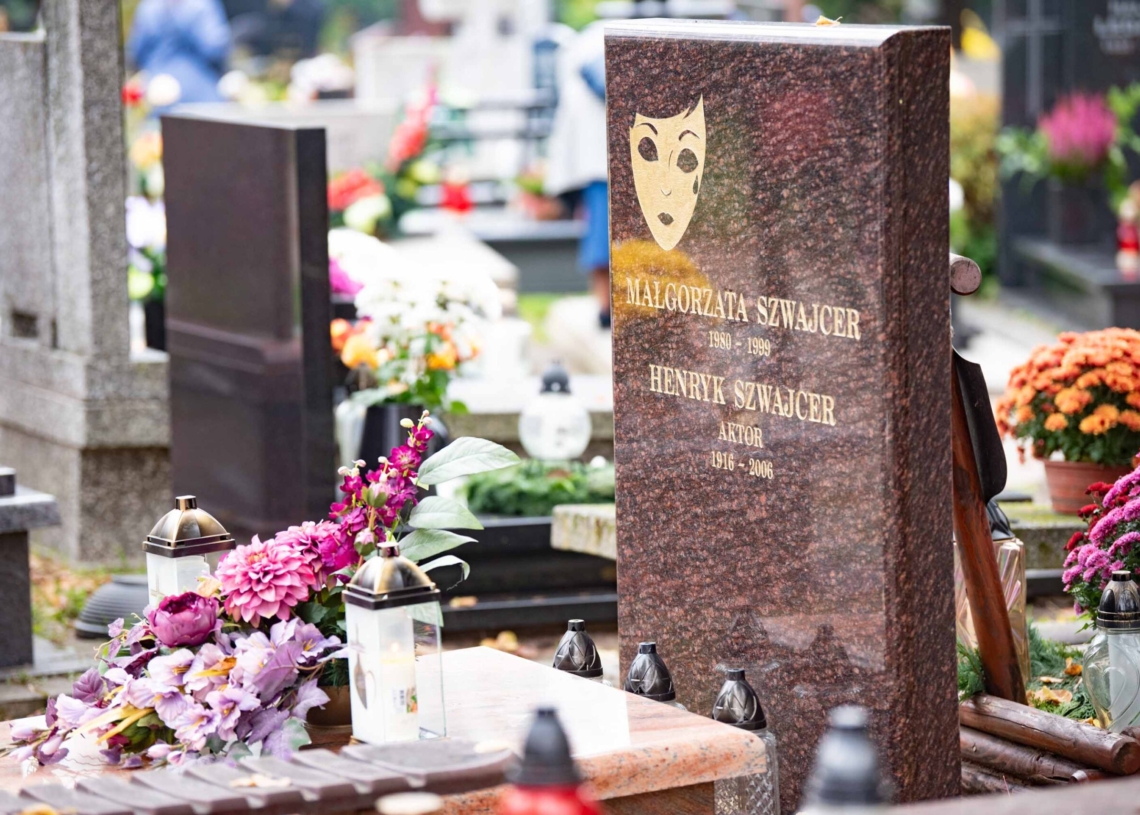 Groby w Alei Zasłużonych