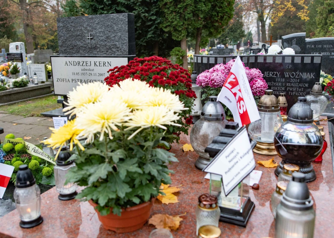 Groby w Alei Zasłużonych