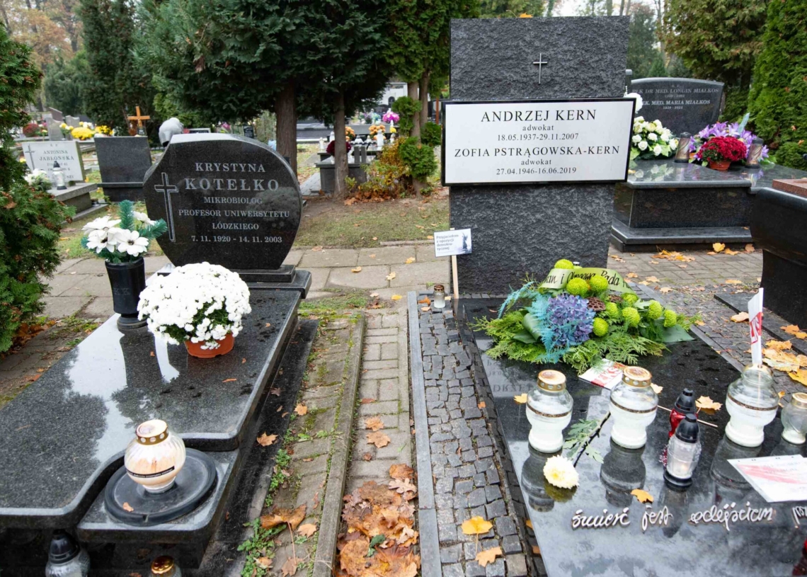 Groby w Alei Zasłużonych