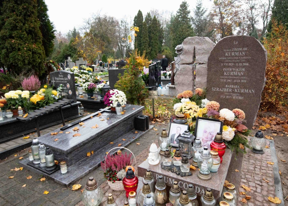 Groby w Alei Zasłużonych