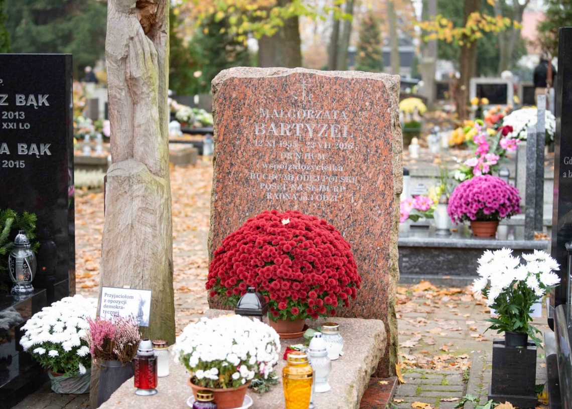 Groby w Alei Zasłużonych