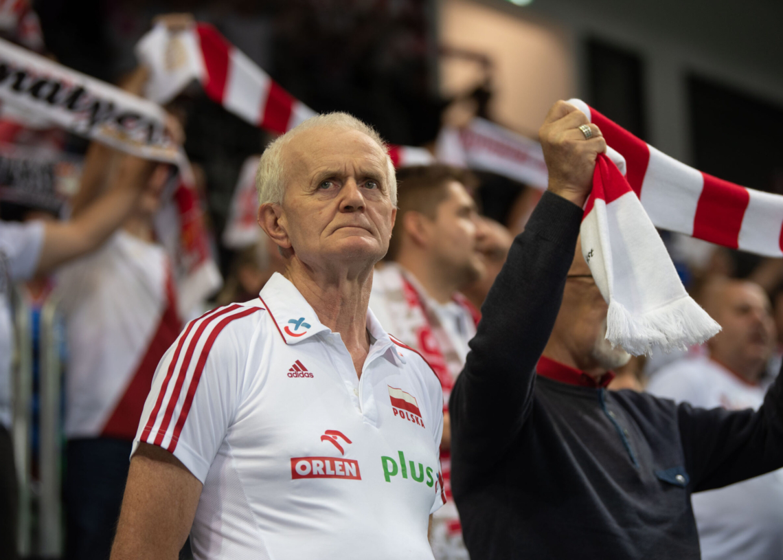 Doping kibiców w meczu ŁKS Commercecon Łódź - IŁ Capital Legionovia Legionowo