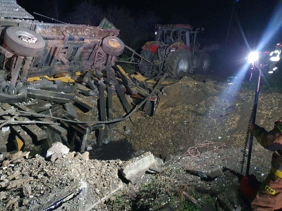 Ukraińska rakieta spadła w Przewodowie. Nie był to atak skierowany w Polskę