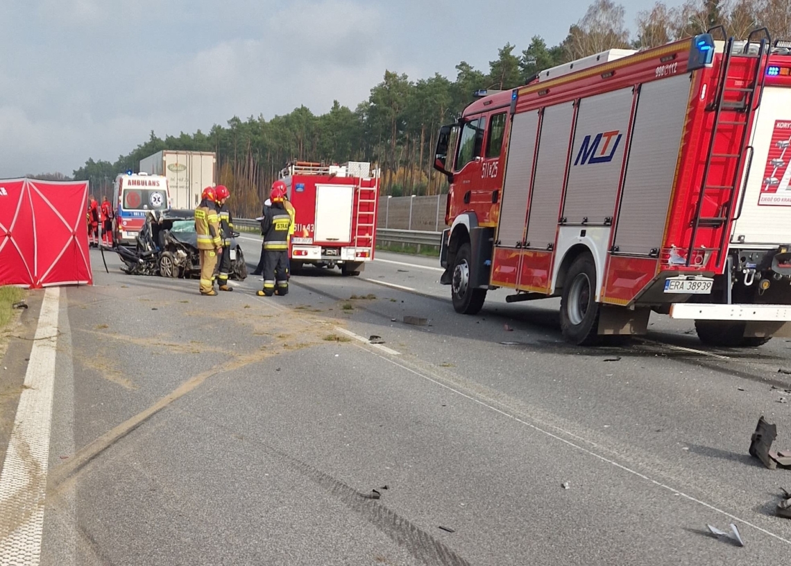 Wypadek na A1