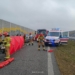 Śmiertelny wypadek na S8 w powiecie łaskim. Ciężarówka zderzyła się z busem 5 Wypadek na S8