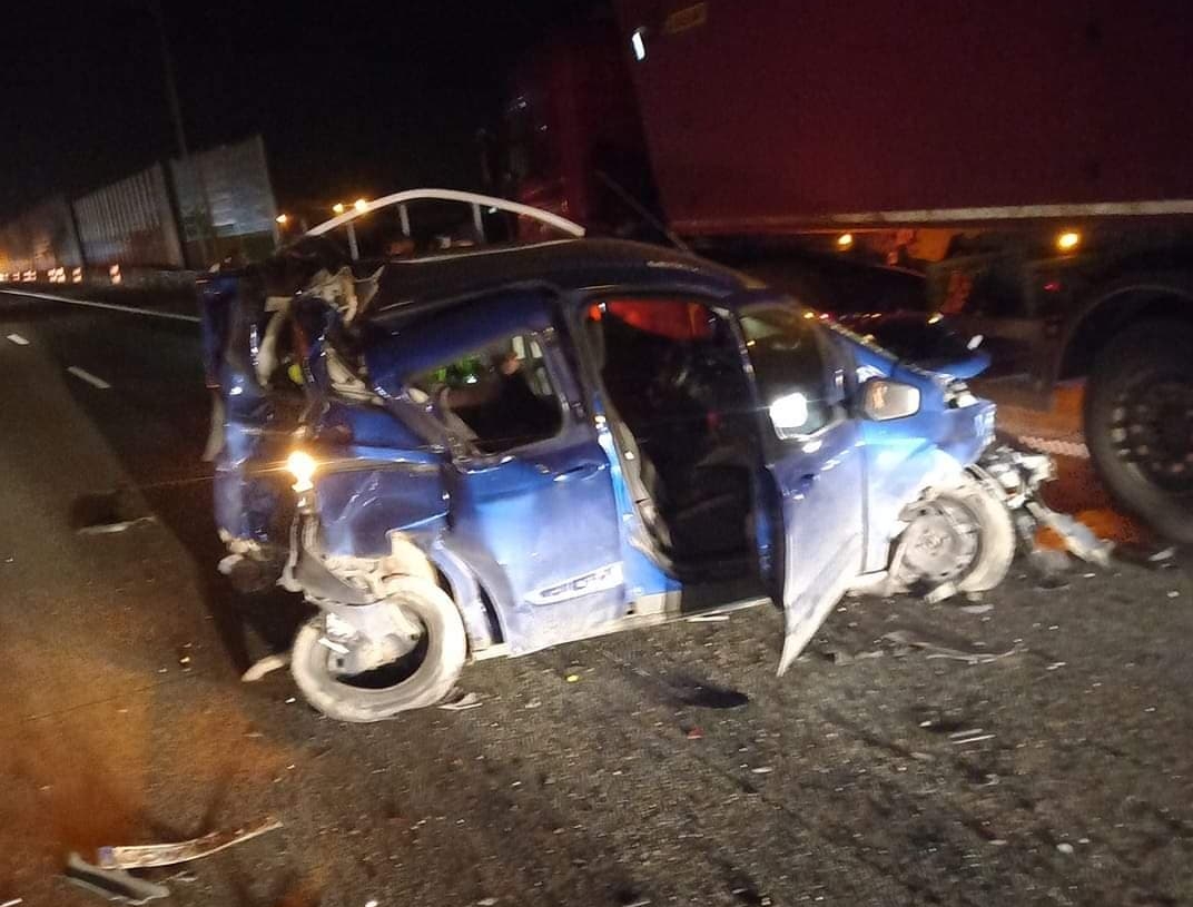 Wypadek na A1 między węzłami Piotrków Południe a Kamieńsk