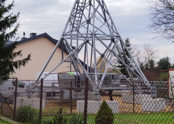 Maszt telefonii komórkowej w Piotrkowie