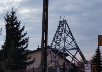 maszt telefonii komórkowej w Sulejowie