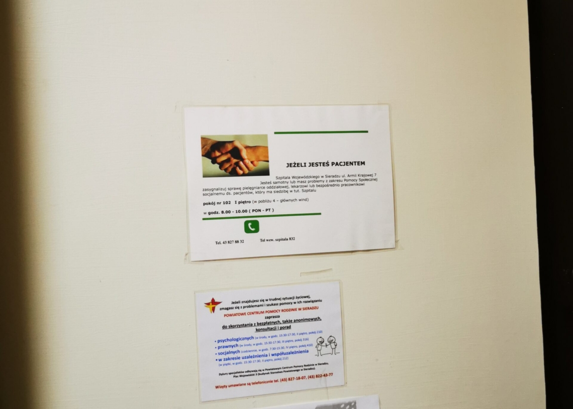 Zbiórka odzieży dla potrzebujących w sieradzkim szpitalu