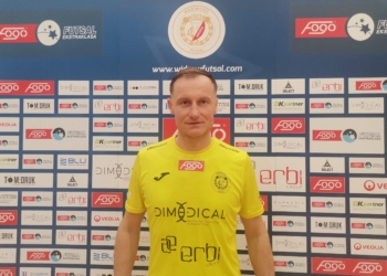 Dariusz Słowiński, zdobywca bramki w meczu Widzew Łódź Futsal - AZS UW Darkomp Wilanów
